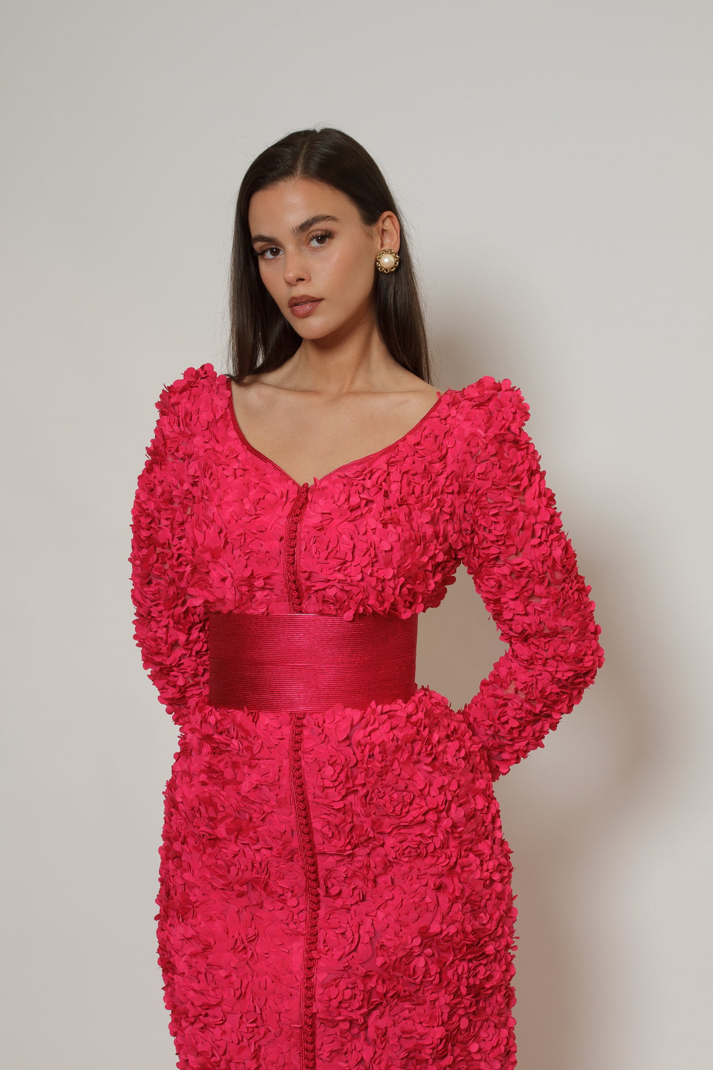 Pinky Bloom Caftan