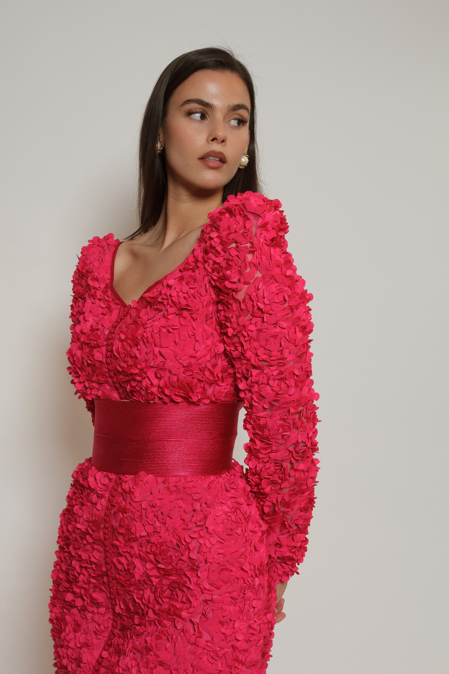 Pinky Bloom Caftan