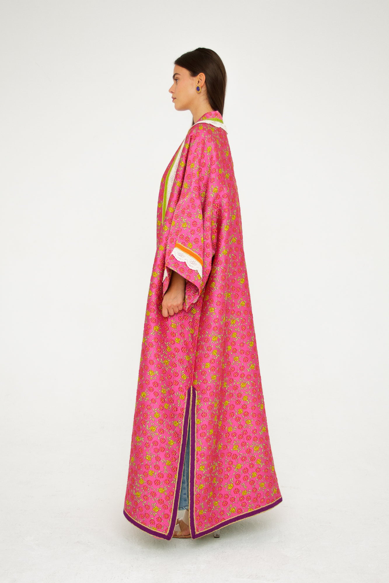 PINKY FLOWER KIMONO