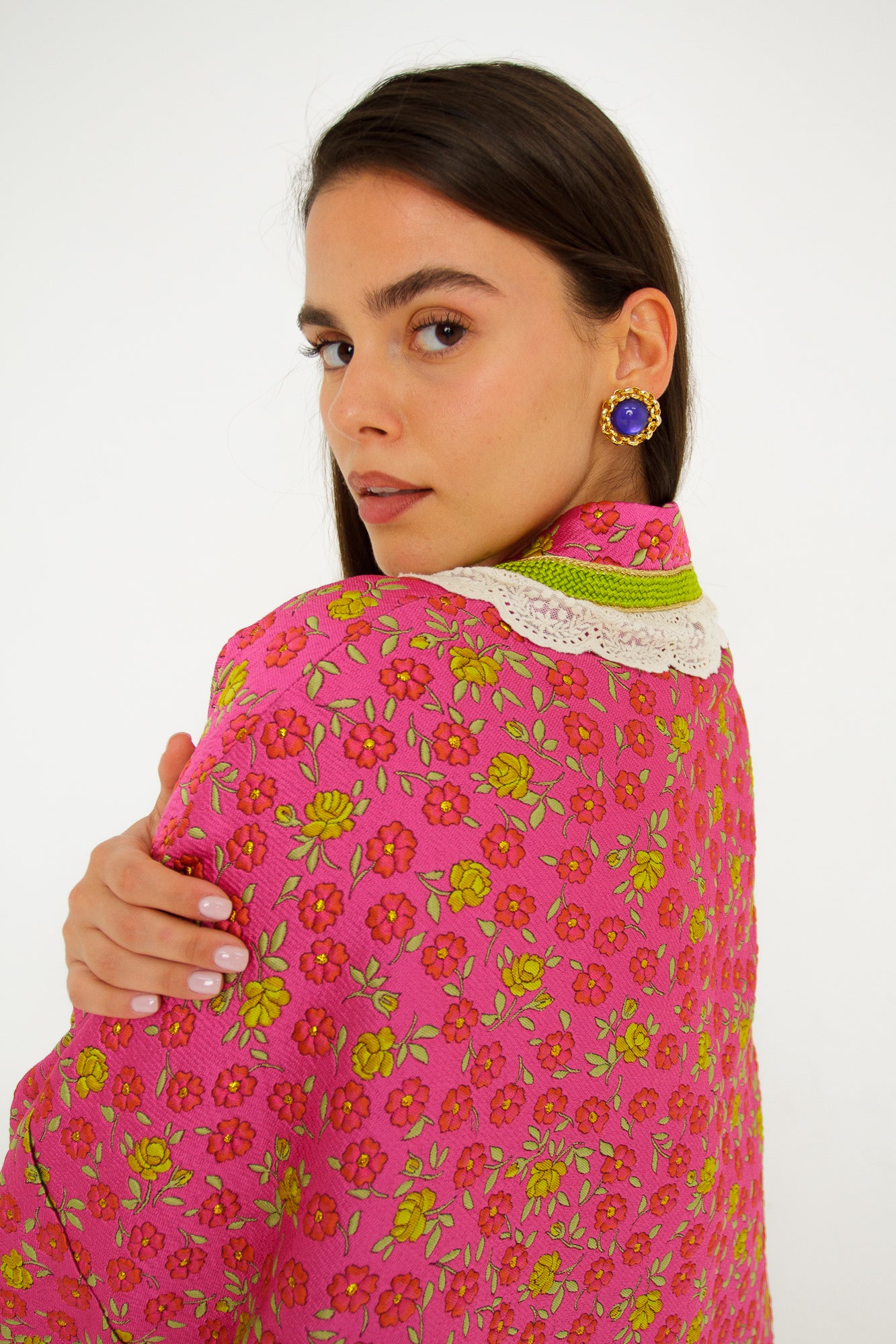 PINKY FLOWER KIMONO