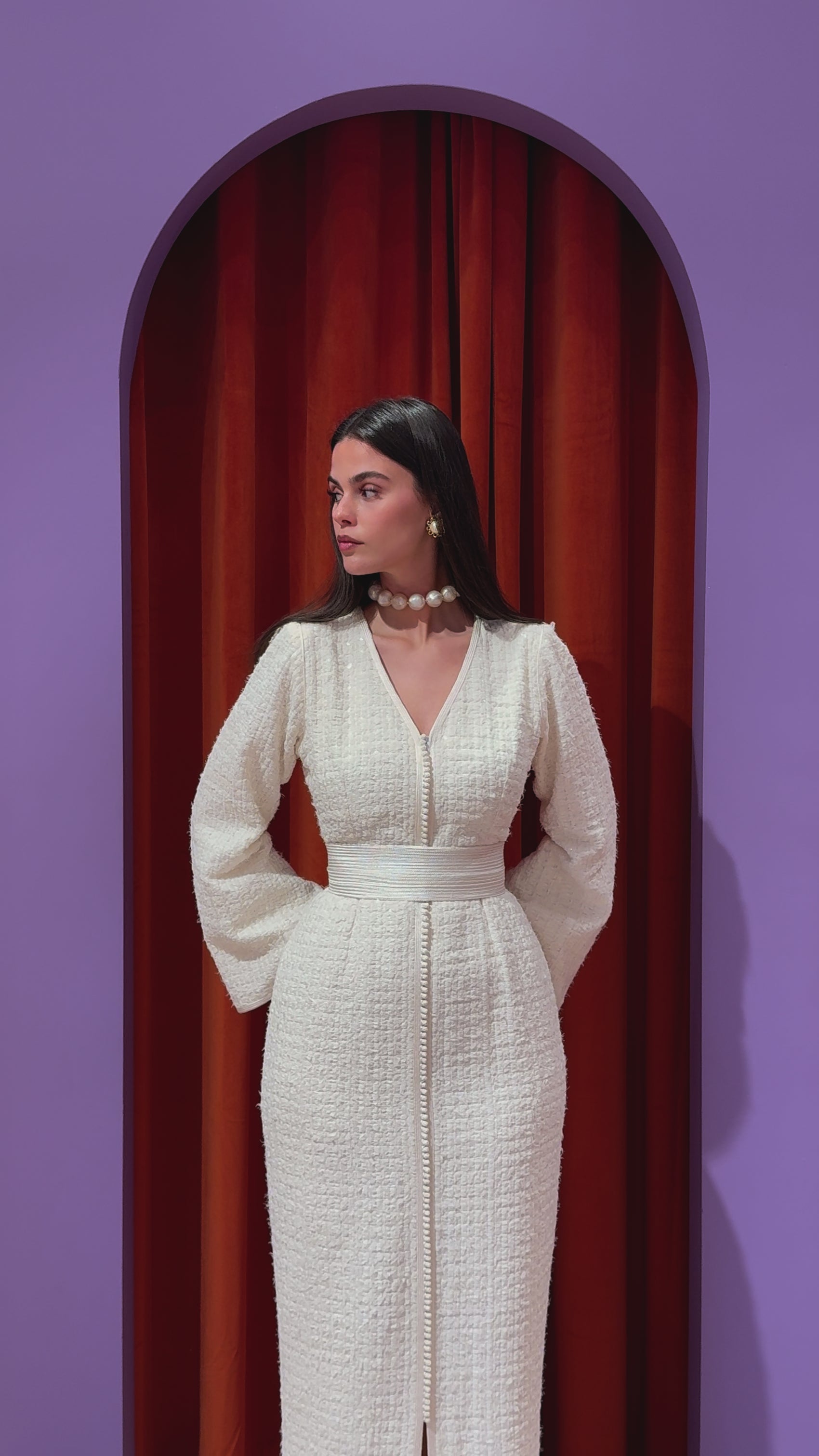 Tweed Caftan
